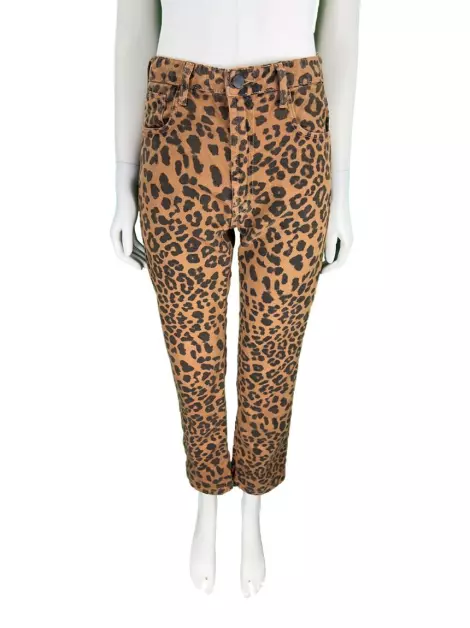 Calça Not Your Basic Denim Jeans Animal Print