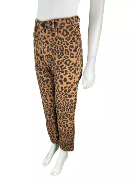 Calça Not Your Basic Denim Jeans Animal Print