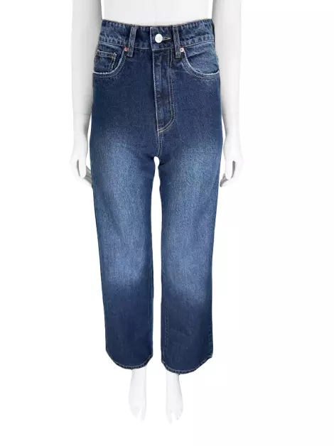 Calça Not Your Basic Denim Jeans Azul
