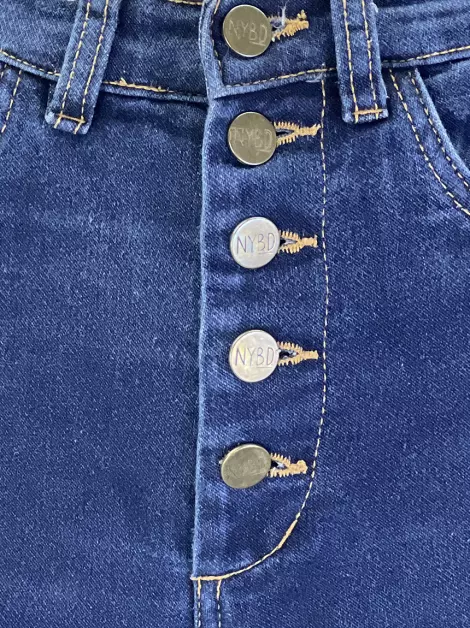 Calça Not Your Basic Denim Jeans Azul
