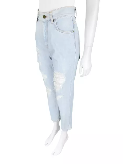 Calça Not Your Basic Denim Jeans Destroyed Azul