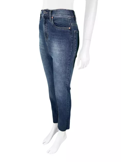 Calça Not Your Basic Denim Reta Jeans Azul