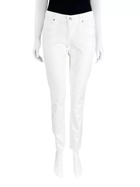 Calça Paige Peg Skinny Jeans Branca
