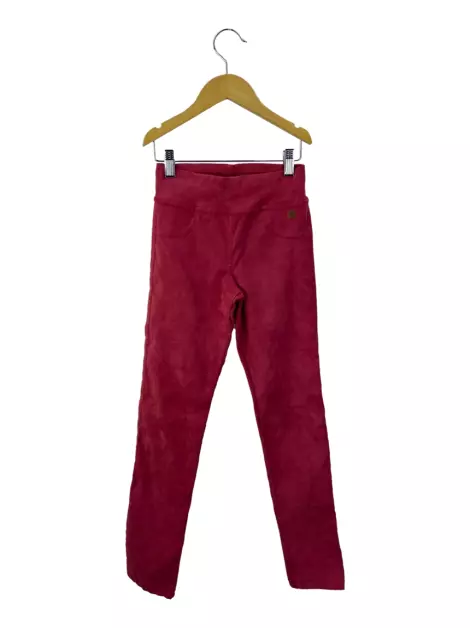 Calça Paola Bimbi Camurça Vermelho