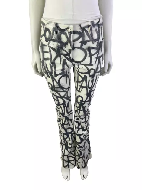 Calça Patricia Viera Couro Branco