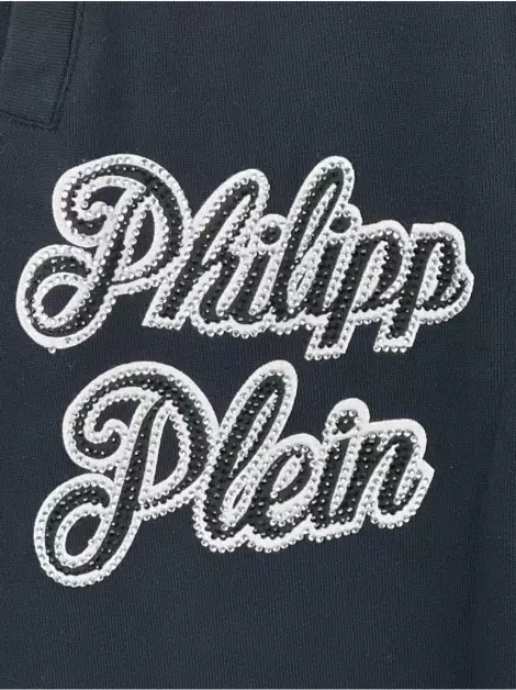 Calça Philipp Plein Aplicações Preto