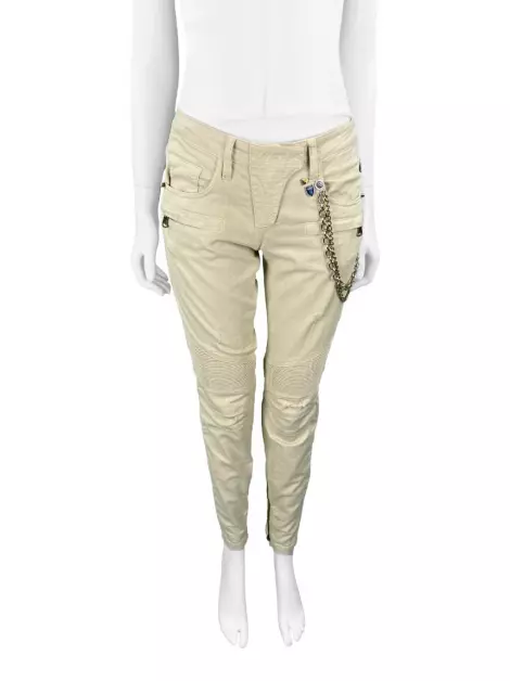 Calça Pierre Balmain Jeans Bege