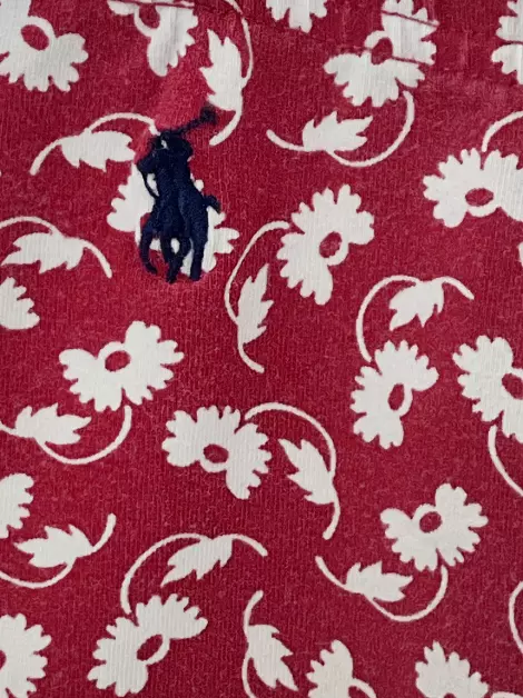 Calça Polo Ralph Lauren Tecido Vermelho
