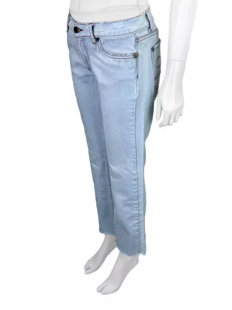Calça Raia De Goeye Bordada Jeans