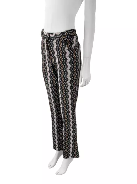 Calça Renata Campos Tricot Estampado