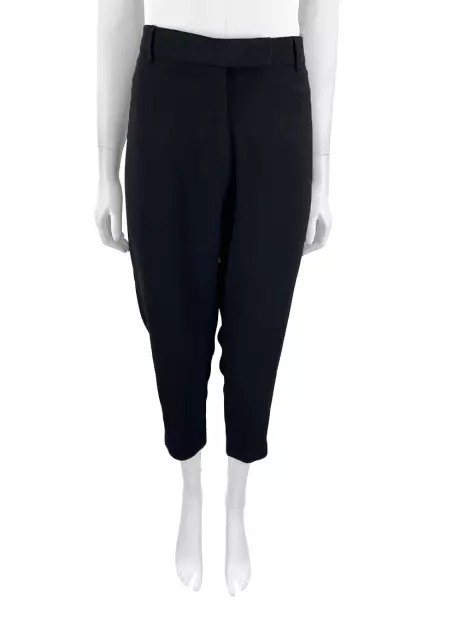 Calça Rosa Chá Tecido Preto