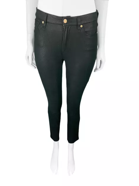 Calça Seven For All Mankind Texturizada Preta