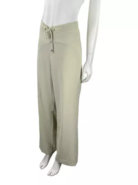 Calça Shoulder Reta Areia