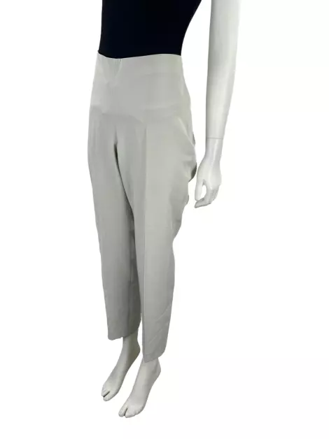 Calça Shoulder Reta Gelo