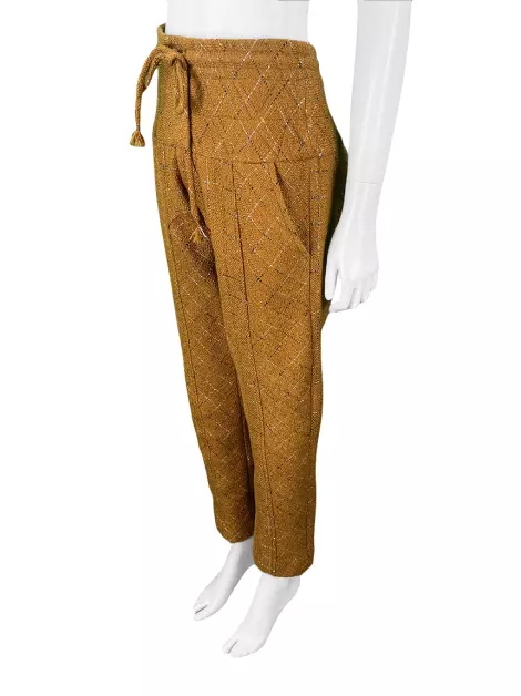 Calça Sophia Hegg Tecido Laranja