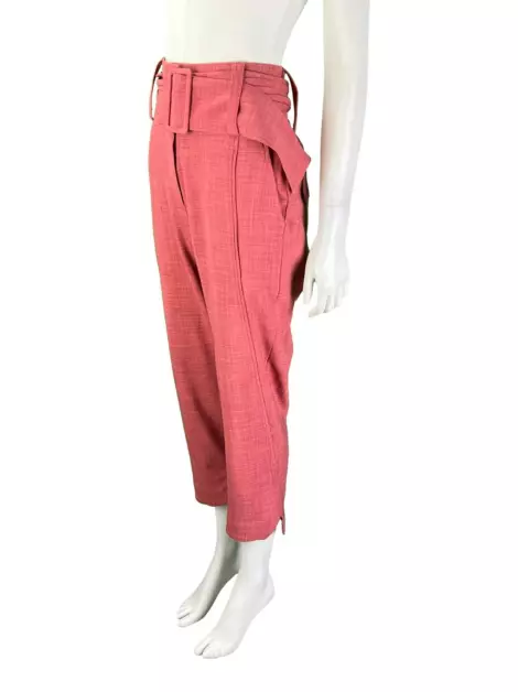 Calça Sophia Hegg Tecido Vermelho