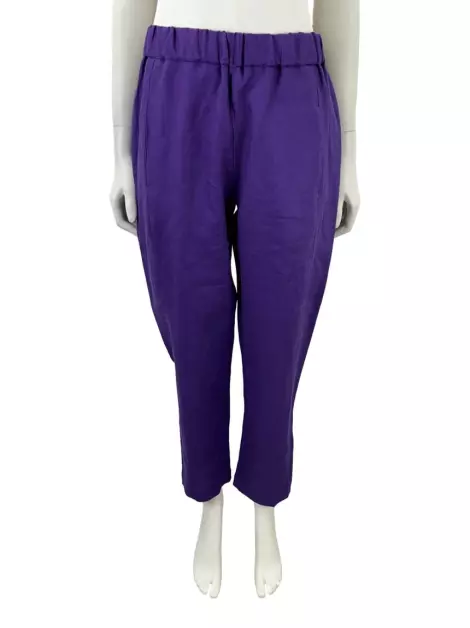 Calça SouQ Linho Roxo