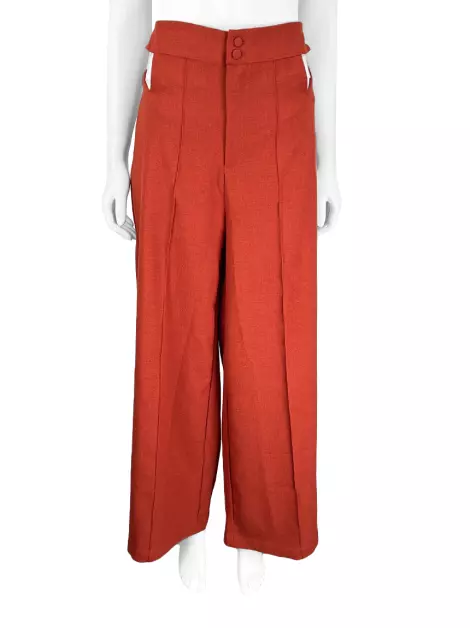 Calça Splash Vazado Terracota