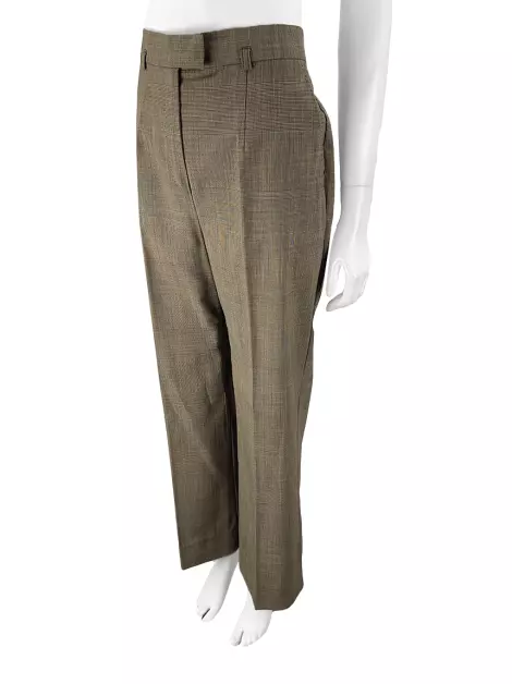 Calça Sportmax Lã Marrom