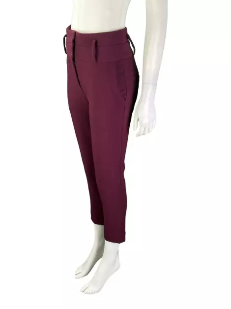 Calça Super Suite Seventy Seven Tecido Vinho