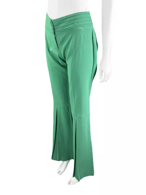 Calça Thelure Flare Verde