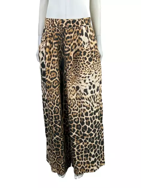 Calça Tig Linho Animal Print