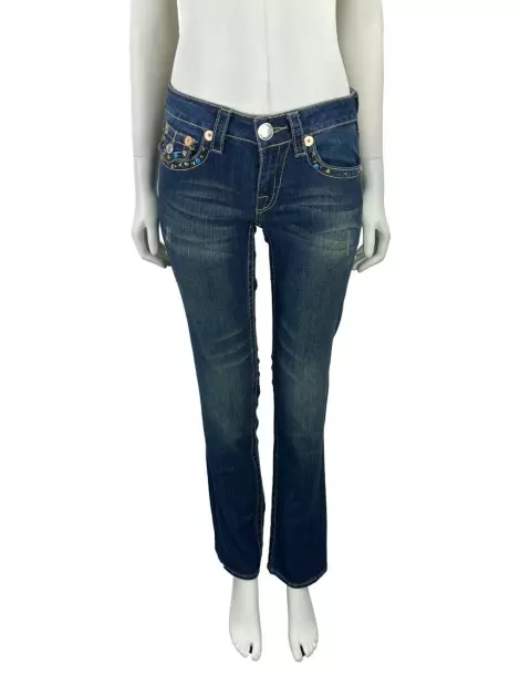Calça True Religion Jeans Reta
