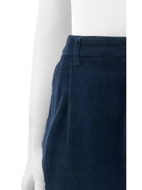Calça Valentino Jeans Cotelê Azul
