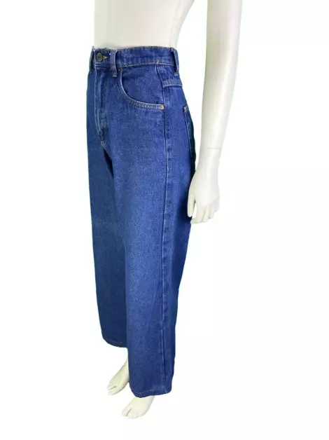 Calça Yes I am Jeans Pantalona Jeans Azul