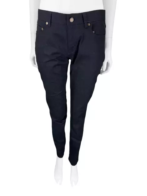 Calça Yves Saint Laurent Jeans Preta