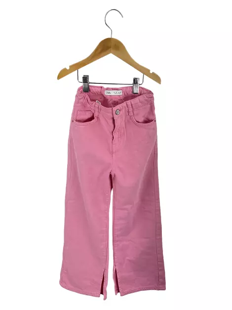 Calça Zara Pantalona Rosa
