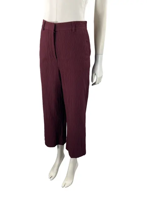 Calça Zara Tecido Vinho
