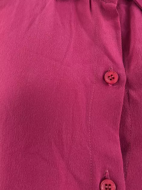 Camisa A. Brand Seda Rosa