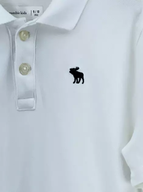 Camisa Abercrombie & Fitch Polo Branca