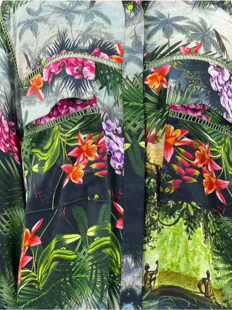 Camisa Adriana Barra Reta Estampada