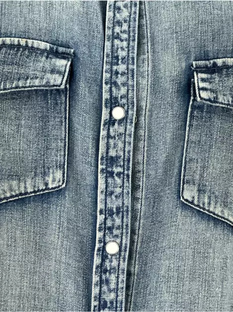 Camisa Adriano Goldschmied Jeans Azul