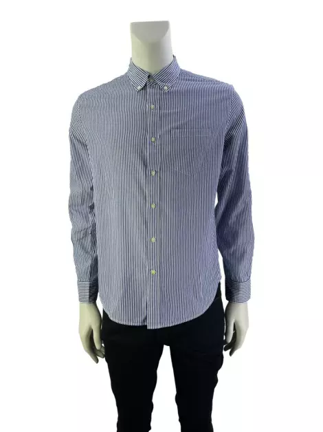 Camisa American Eagle Tecido Vintage Listrado