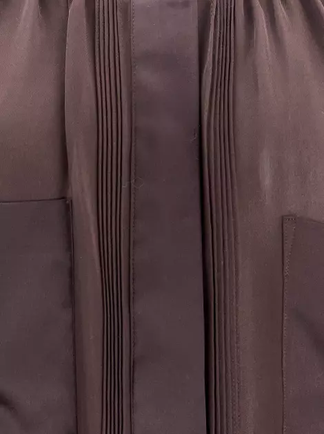 Camisa Ann Taylor Tecido Marrom