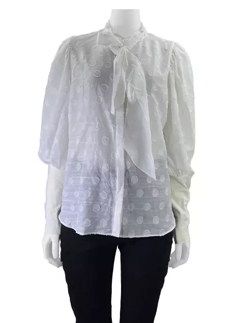 Camisa Anne Fontaine Tecido Branco