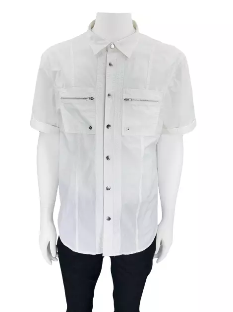Camisa Armani Exchange Tecido Branco