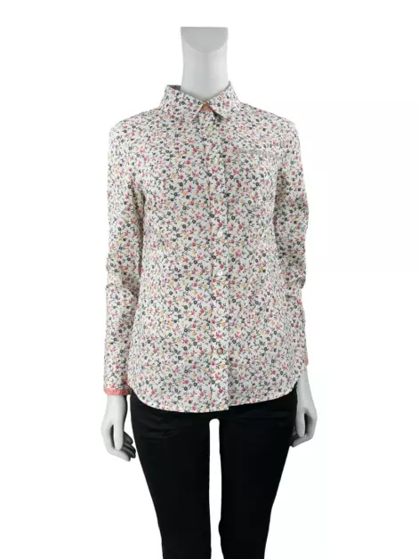 Camisa Banana Republic Reta Estampada