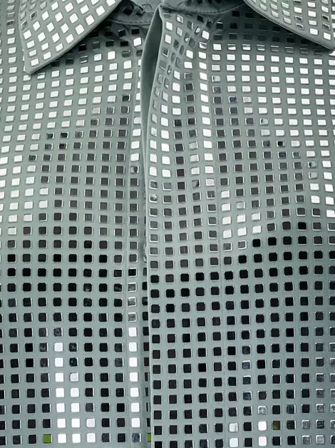 Camisa Bottega Veneta Fall 2019 Mirrorball Verde