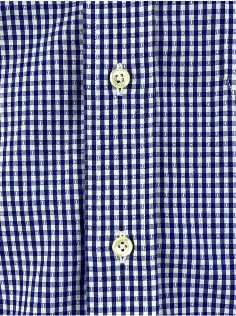 Camisa Brooks Brothers Xadrez Azul