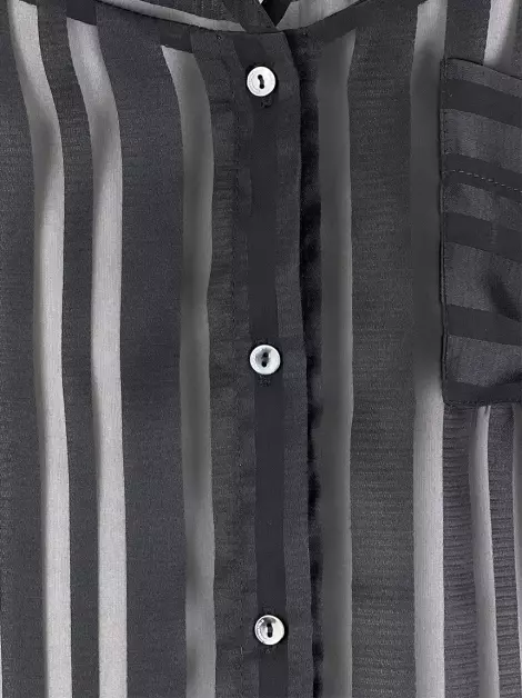 Camisa Brooksfield Listras Preta