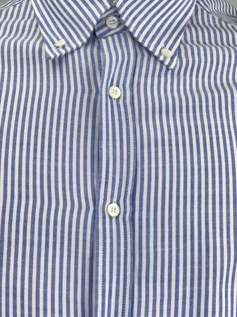 Camisa Brunello Cucinelli Listrada Azul
