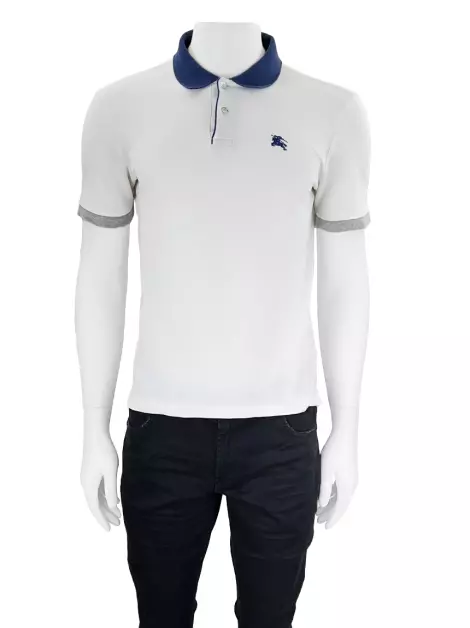 Camisa Burberry Piquet Branco