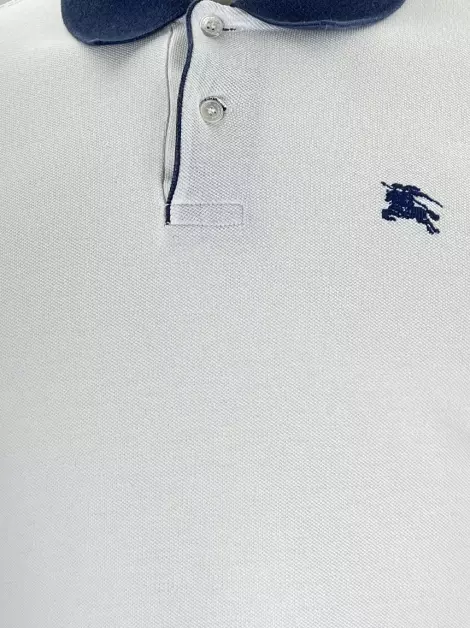 Camisa Burberry Piquet Branco