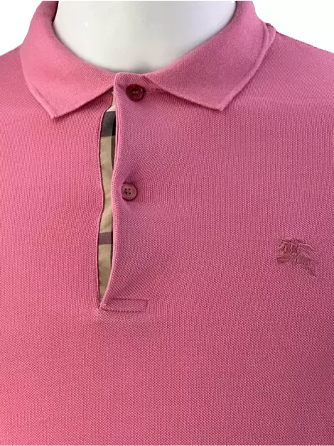 Camisa Burberry Polo Rosa