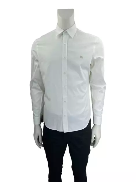 Camisa Burberry Tecido Branco