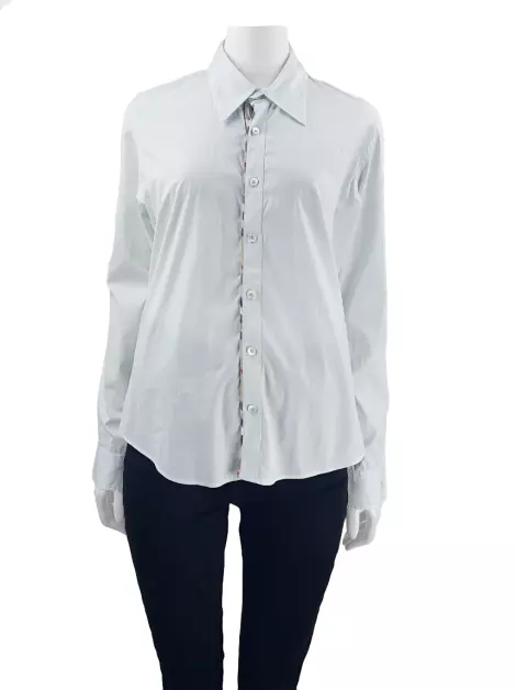 Camisa Burberry Tecido Branco